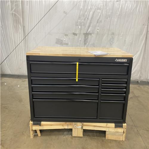 Houston Location - AS-IS home improvement pallet HUSKY WORKBENCH 56 IN 10 DRAWER
