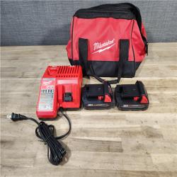 HOUSTON LOCATION - AS-IS Milwaukee 18V Cordless Brushed 2-Tool Drill/Driver and Impact Driver Kit