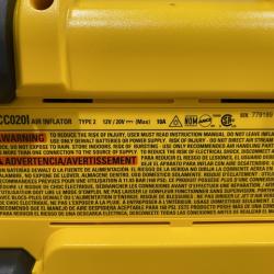 AS-IS DEWALT 20V MAX Cordless Electric Portable Inflator (Tool Only)