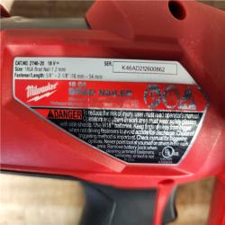 HOUSTON LOCATION - AS-IS Milwaukee FUEL 18-Volt Lithium-Ion Brushless Cordless Gen II 18-Gauge Brad Nailer (Tool-Only)