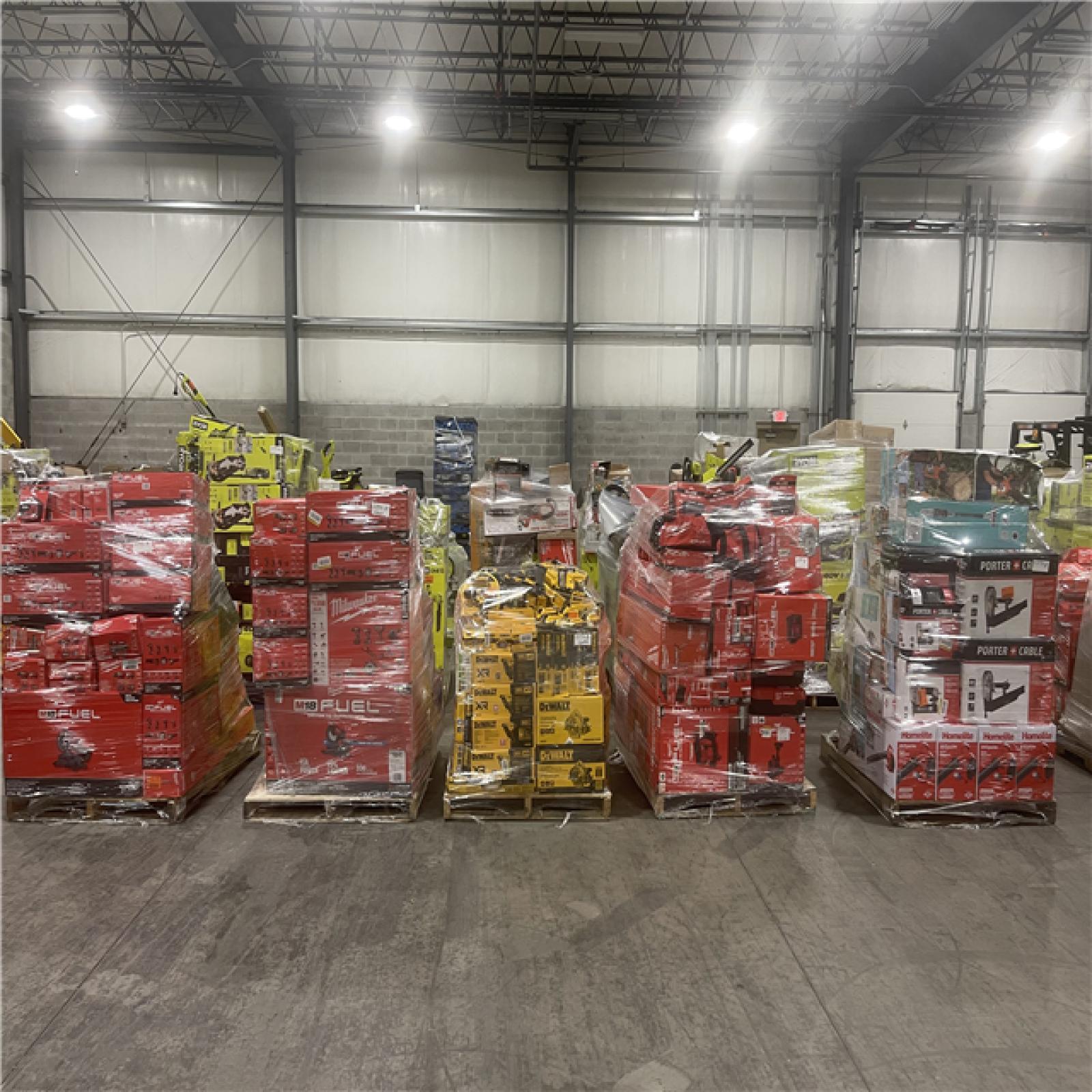 Pittston Location As-Is Power Tools Partial Truckload (15 pallets) 3394-B