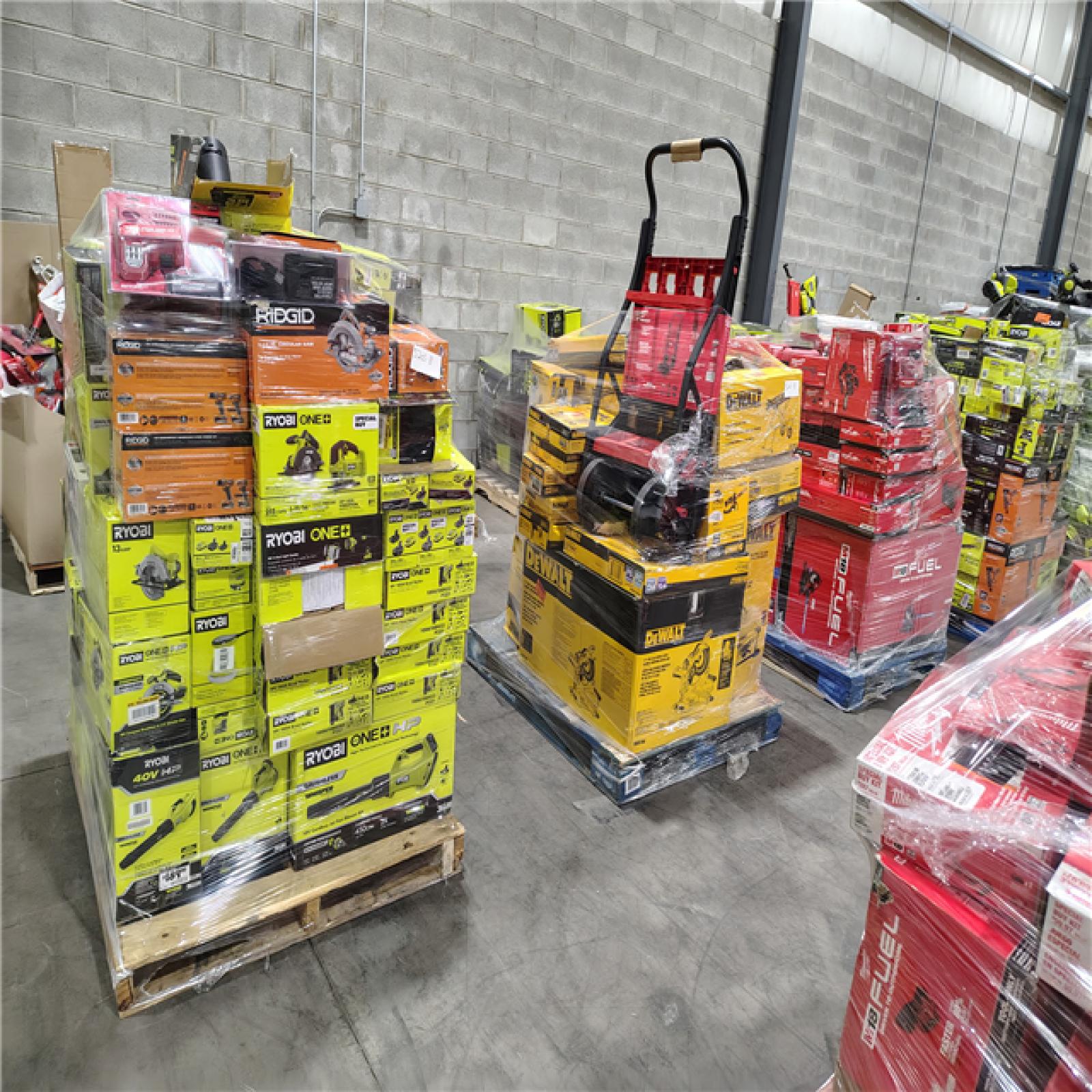 Pittston Location As-Is Power Tools Partial Truckload (13 Pallets)  5205-B