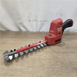AS-IS Milwaukee FUEL 8 in. 12V Cordless Battery Hedge Trimmer (Tool-Only)