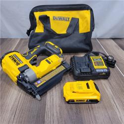 AS-IS DEWALT ATOMIC 20V MAX Lithium Ion Cordless 23 Gauge Pin Nailer Kit with 3.0Ah Battery and Charger