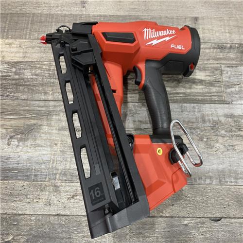 AS-IS Milwaukee FUEL 18-Volt Lithium-Ion Brushless Cordless Gen II 16-Gauge Angled Finish Nailer (Tool-Only)