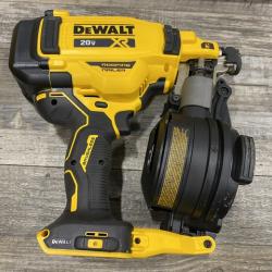 AS-IS DEWALT 20V MAX Lithium-Ion 15-Degree Electric Cordless Roofing Nailer Kit