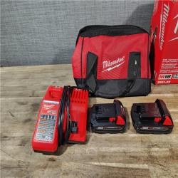 HOUSTON LOCATION - AS-IS Milwaukee 18V Cordless Brushed 2-Tool Drill/Driver and Impact Driver Kit