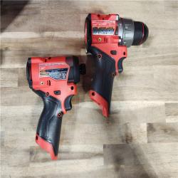 HOUSTON LOCATION - AS-IS (APPEARS LIKE NEW) Milwaukee 3497-22 12V Brushless Hammer Drill and Impact Driver Combo Kit