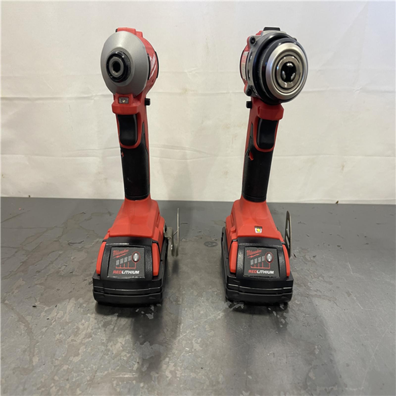 AS-IS- Milwaukee M18 Compact Brushless 2-Tool Combo Kit