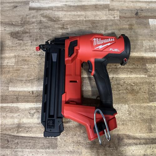 Houston Location AS-IS Milwaukee FUEL 18-Volt Lithium-Ion Brushless Cordless Gen II 18-Gauge Brad Nailer (Tool-Only)