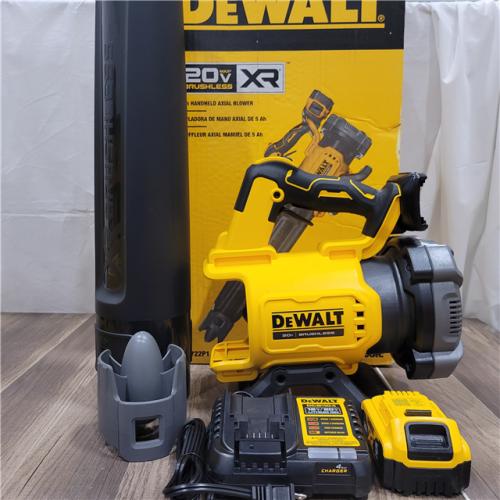 AS-IS DeWalt Brushless Cordless Battery Powered Handheld Leaf Blower KIT