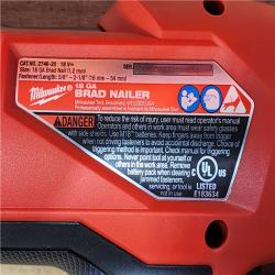 HOUSTON LOCATION - AS-IS Milwaukee  FUEL 18-Volt Lithium-Ion Brushless Cordless Gen II 18-Gauge Brad Nailer (Tool-Only)
