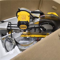 LIKE NEW! - DEWALT 12-in Dual Bevel Sliding Compound Miter Saw