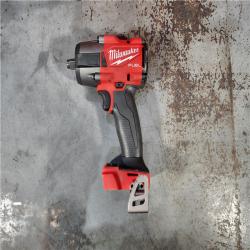 HOUSTON LOCATION - AS-IS Milwaukee M18 18V Fuel 1/2  Mid-Torque Impact Wrench Cordless Lithium-Ion Brushless with Friction Ring (TOOL ONLY)
