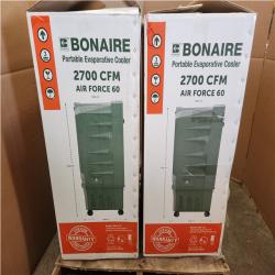 Phoenix NEW Bonaire Durango Air Force 60 2700 CFM 3-Speed Portable Evaporative Cooler for 800 sq. ft. (2-Pack)