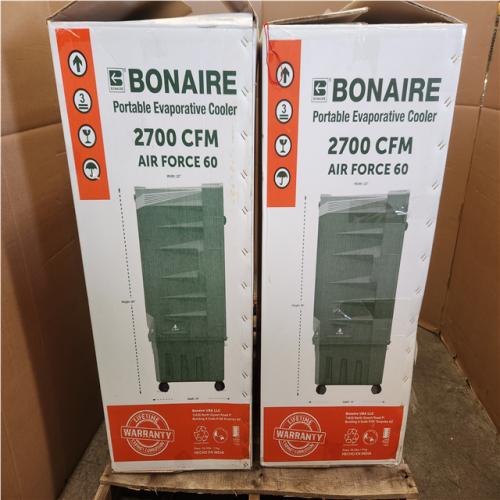 Phoenix NEW Bonaire Durango Air Force 60 2700 CFM 3-Speed Portable Evaporative Cooler for 800 sq. ft. (2-Pack)