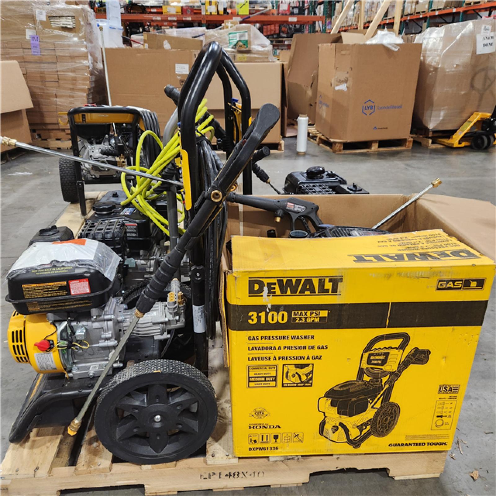 Dallas Location - As-Is GAS PRESSURE WASHER (Lot Of 4)