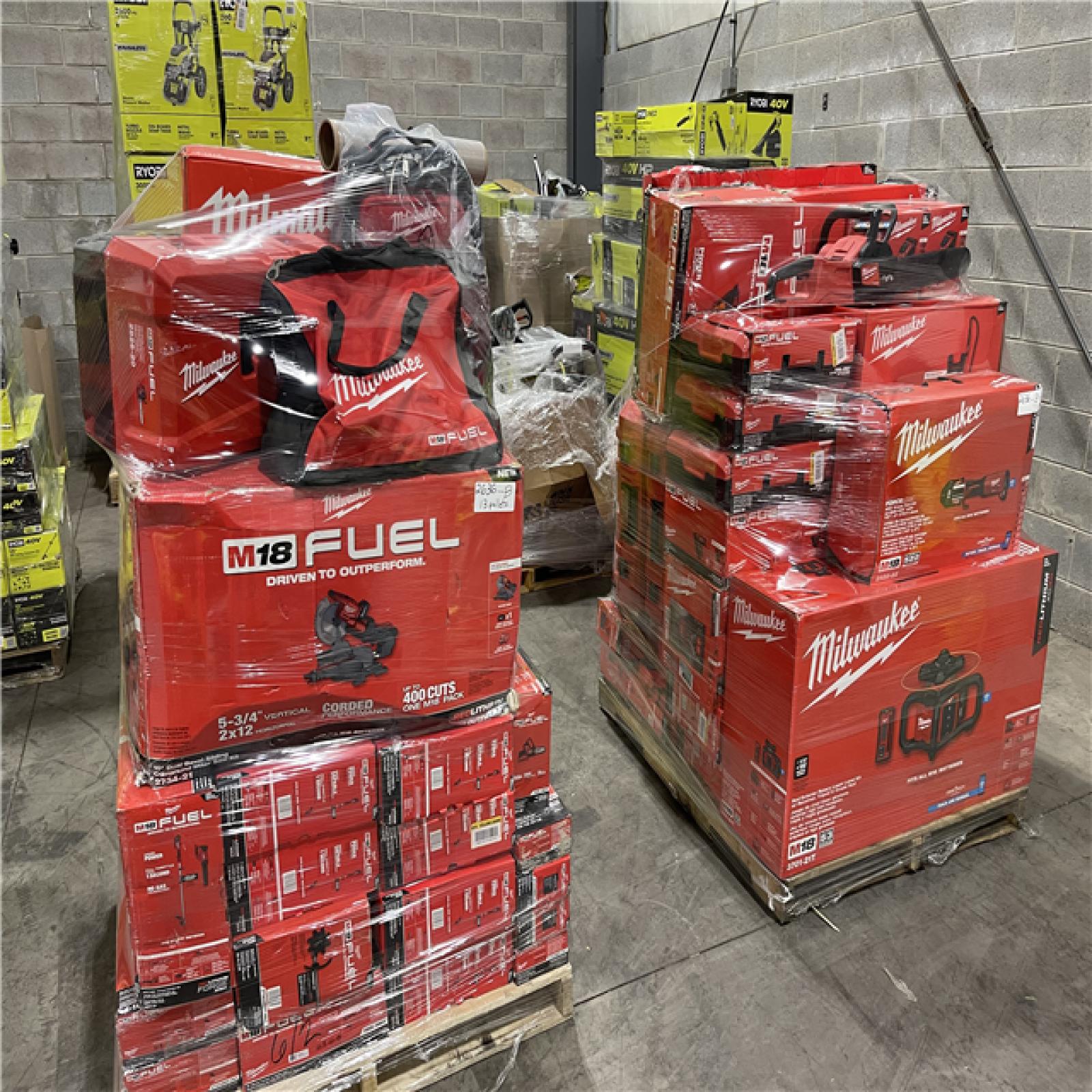 Pittston Location As-Is Power Tools Partial Truckload (13 pallets) 2636-B