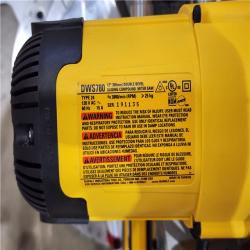 HOUSTON LOCATION - AS-IS DEWALT 15 Amp Corded 12 in. Double Bevel Sliding Compound Miter Saw