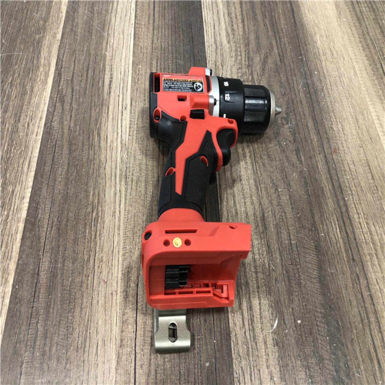 AS-IS Milwaukee 18V Lithium-Ion Brushless Cordless 1/2 in. Compact Drill/Driver (Tool-Only)