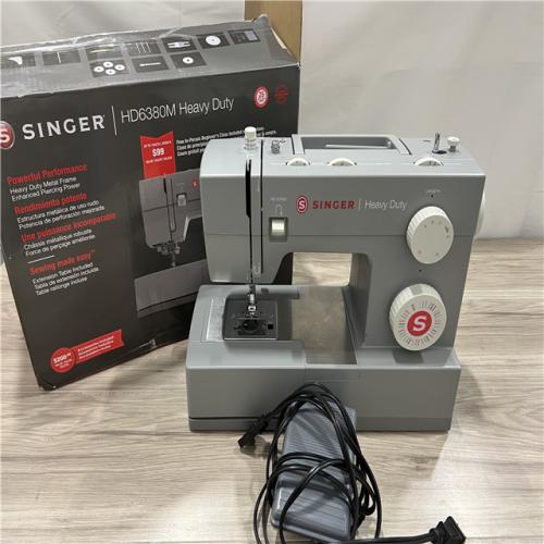 AS-IS SINGER® Heavy Duty 6380 Sewing Machine with Extension Table