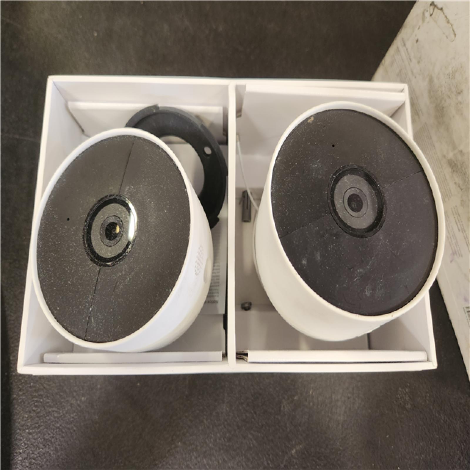 Phoenix AS-IS Google Nest Indoor/Outdoor Wireless Smart Security Camera (Battery) 2-Pack