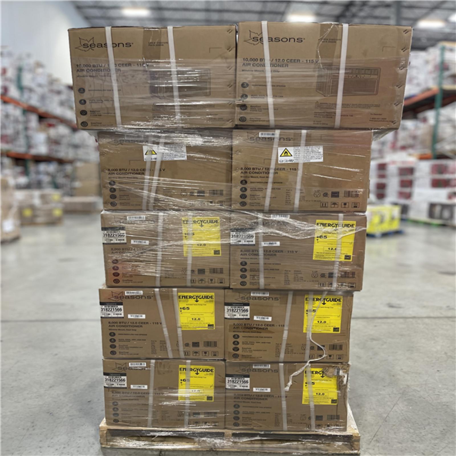 DALLAS LOCATION - SEASON AIR CONDITIONER PALLET- (20 UNITS)