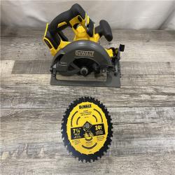 AS-IS DEWALT FLEXVOLT 60V MAX Cordless Brushless 7-1/4 in. Circular Saw with Brake (Tool Only)