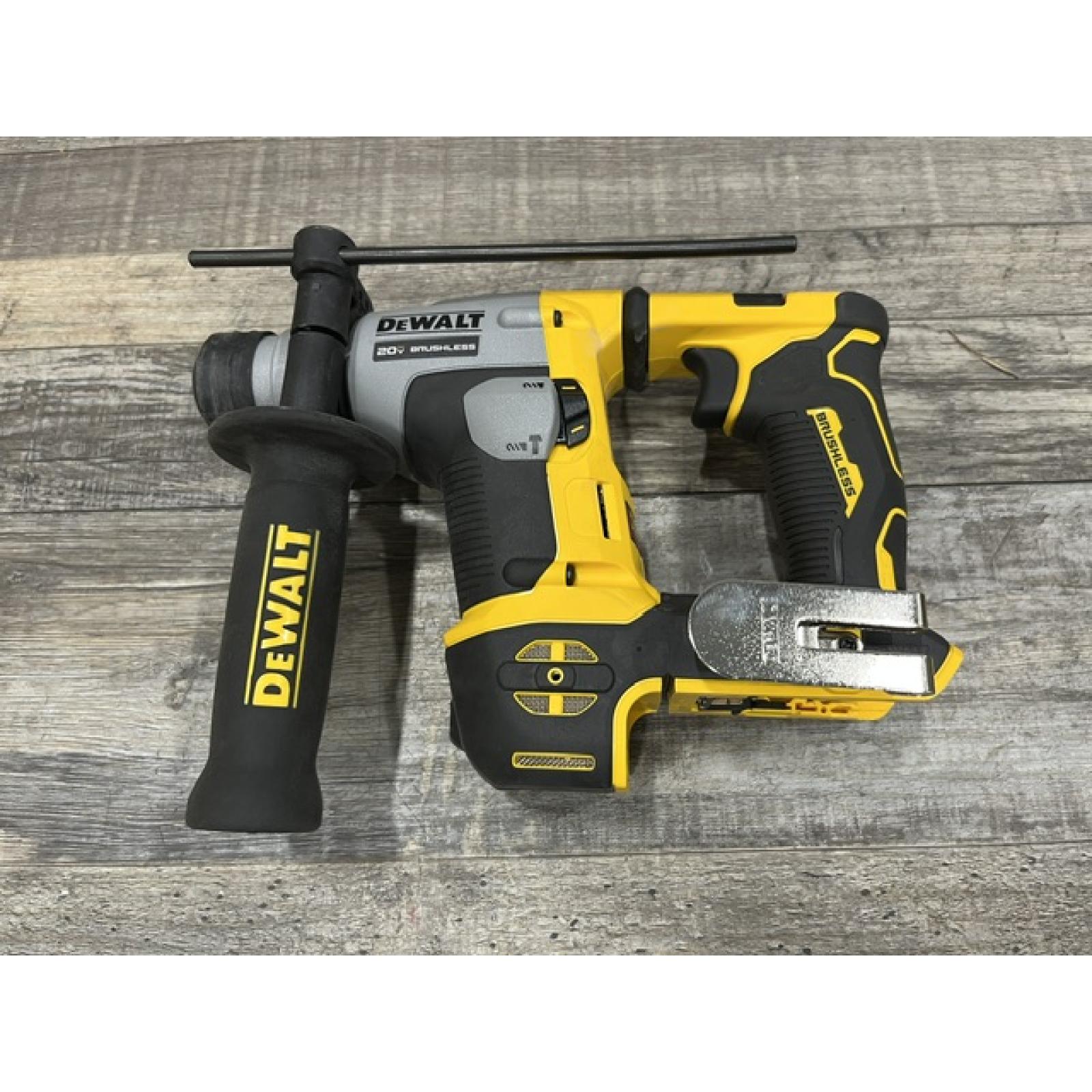 AS-IS DEWALT ATOMIC 20V MAX Cordless Brushless Ultra-Compact 5/8 in. SDS Plus Hammer Drill (Tool Only)
