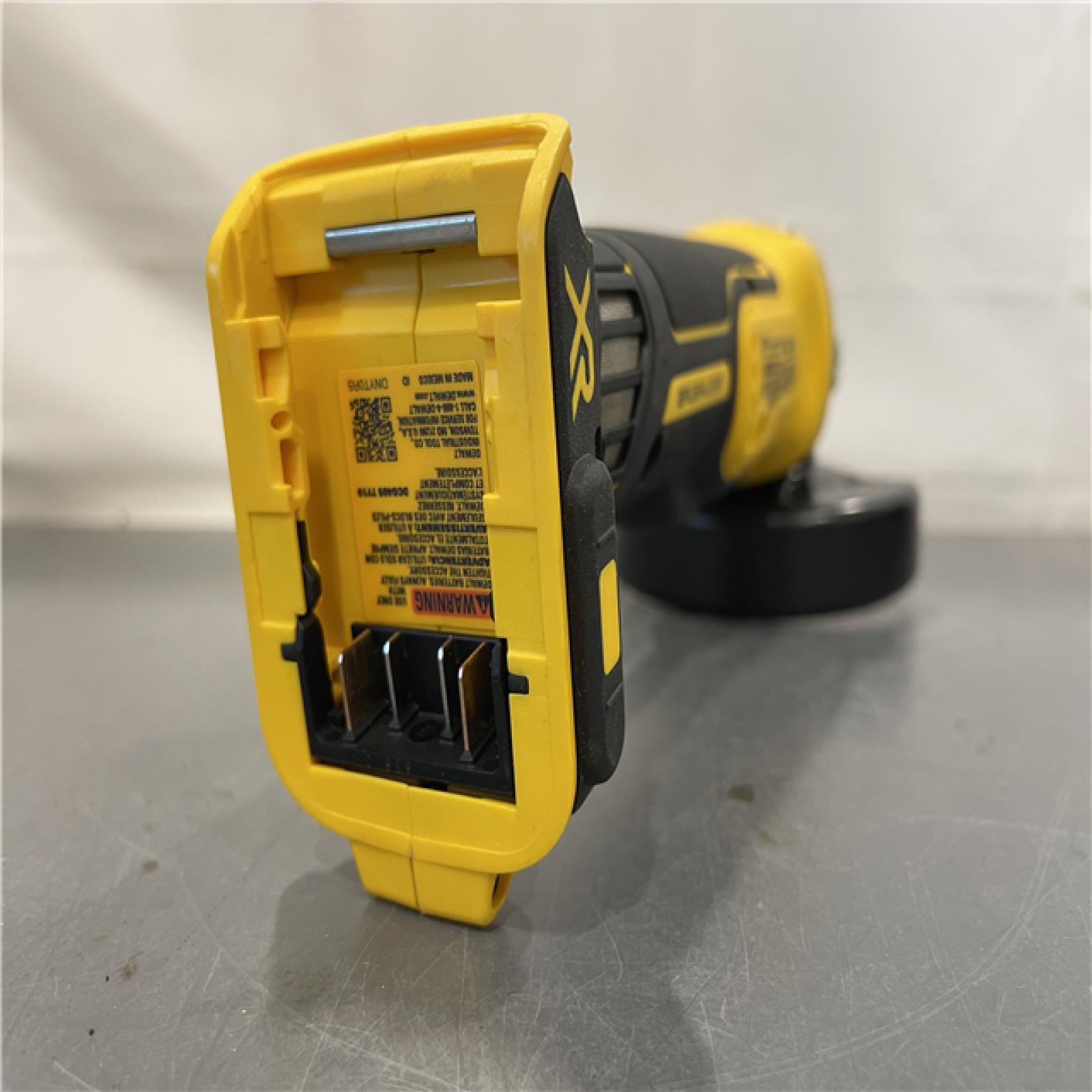 AS-IS - DeWalt 20V Max XR 4.5-Inch Slide Switch Small Angle Grinder