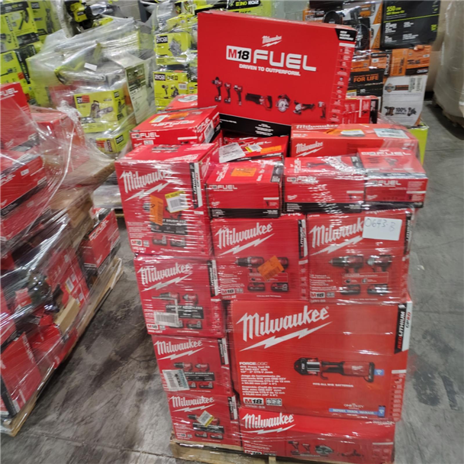 Pittston Location As-Is Power Tools Partial Truckload (13 Pallets) 0643-B