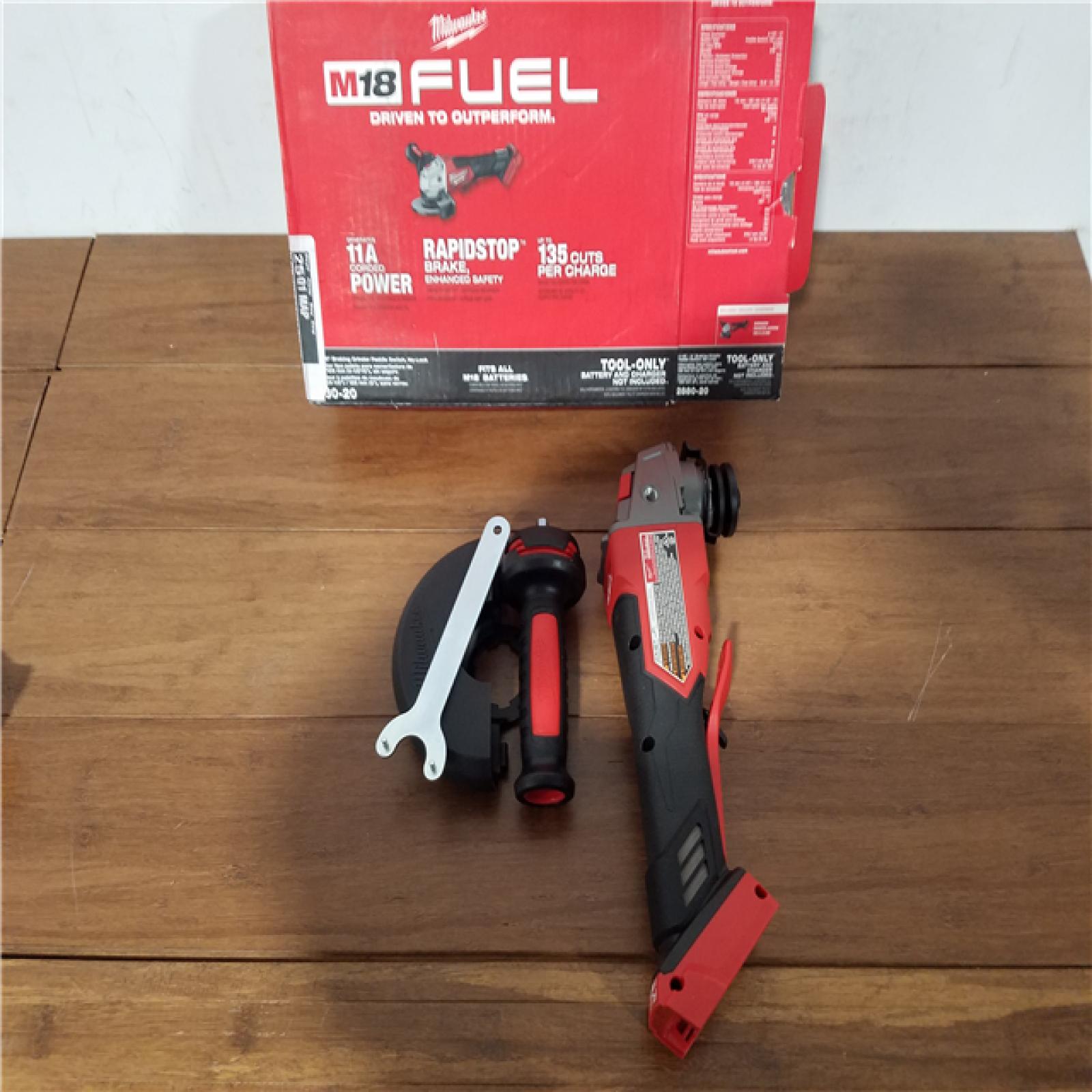 California NEW Milwaukee 4-1/2/5 Braking Grinder Paddle Switch  No-Lock (Tool Only)