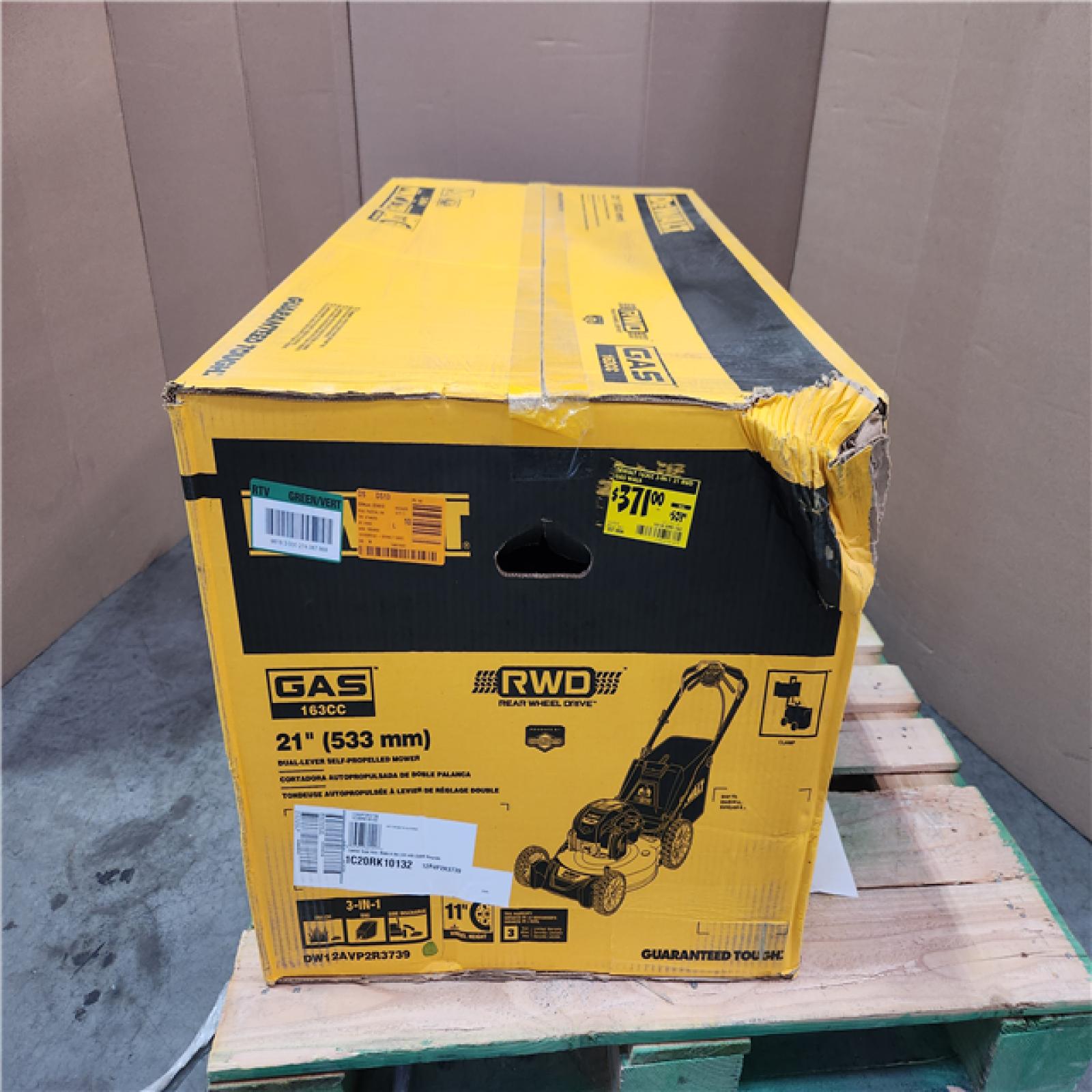CALIFORNIA AS-IS DEWALT MOWER