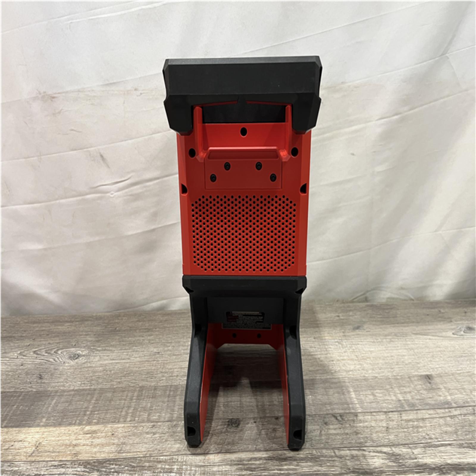 AS-IS Milwaukee 18V Lithium-Ion Cordless Wireless Bluetooth Jobsite Speaker (Tool-Only)