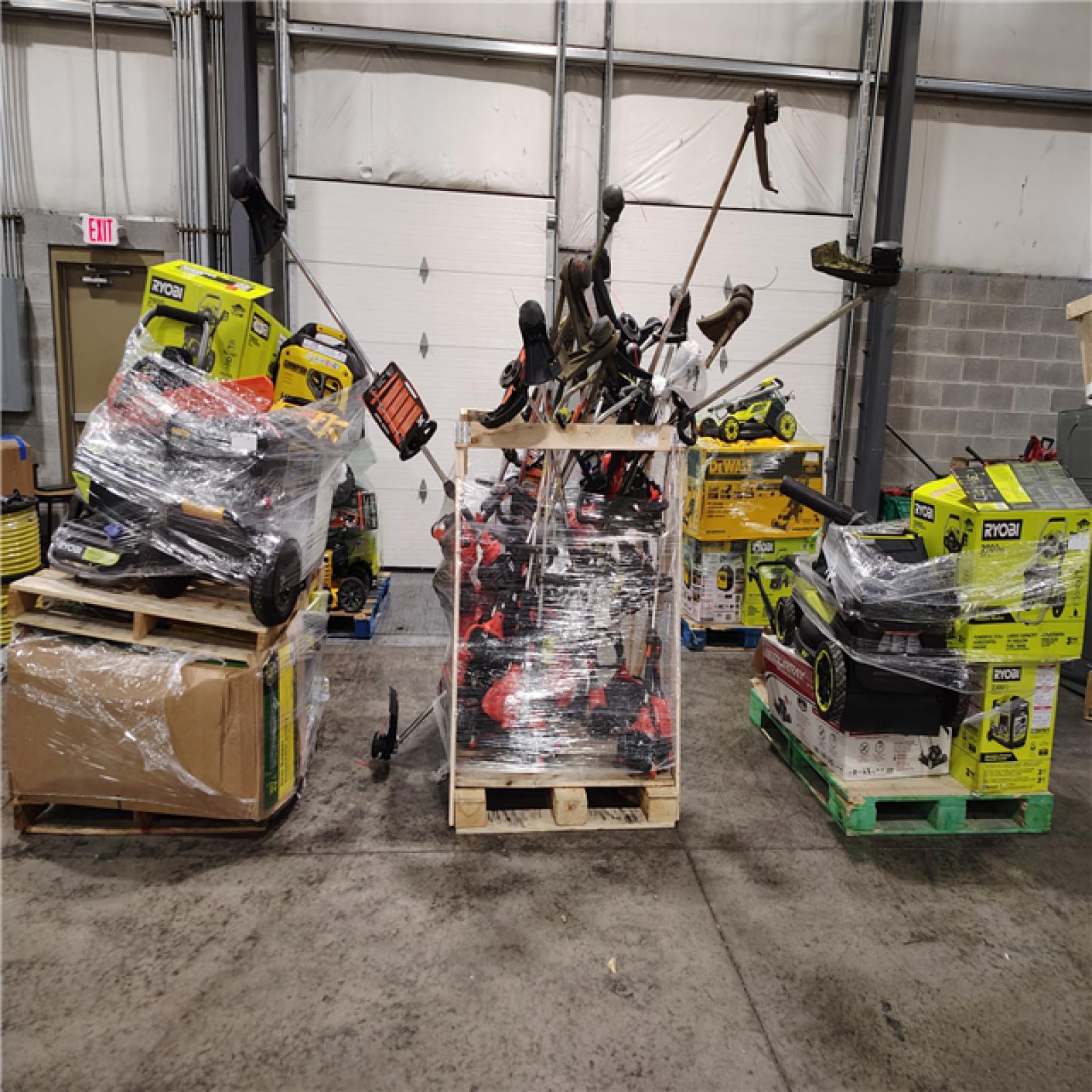 Pittston Location As-Is Outdoor Power Tools Partial truckload (6 pallets) 8579-B