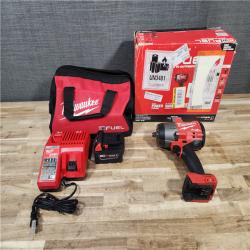 HOUSTON LOCATION - AS-IS Milwaukee FUEL 18V Lithium-Ion Brushless Cordless 1/2 in. Impact Wrench w/Friction Ring Kit