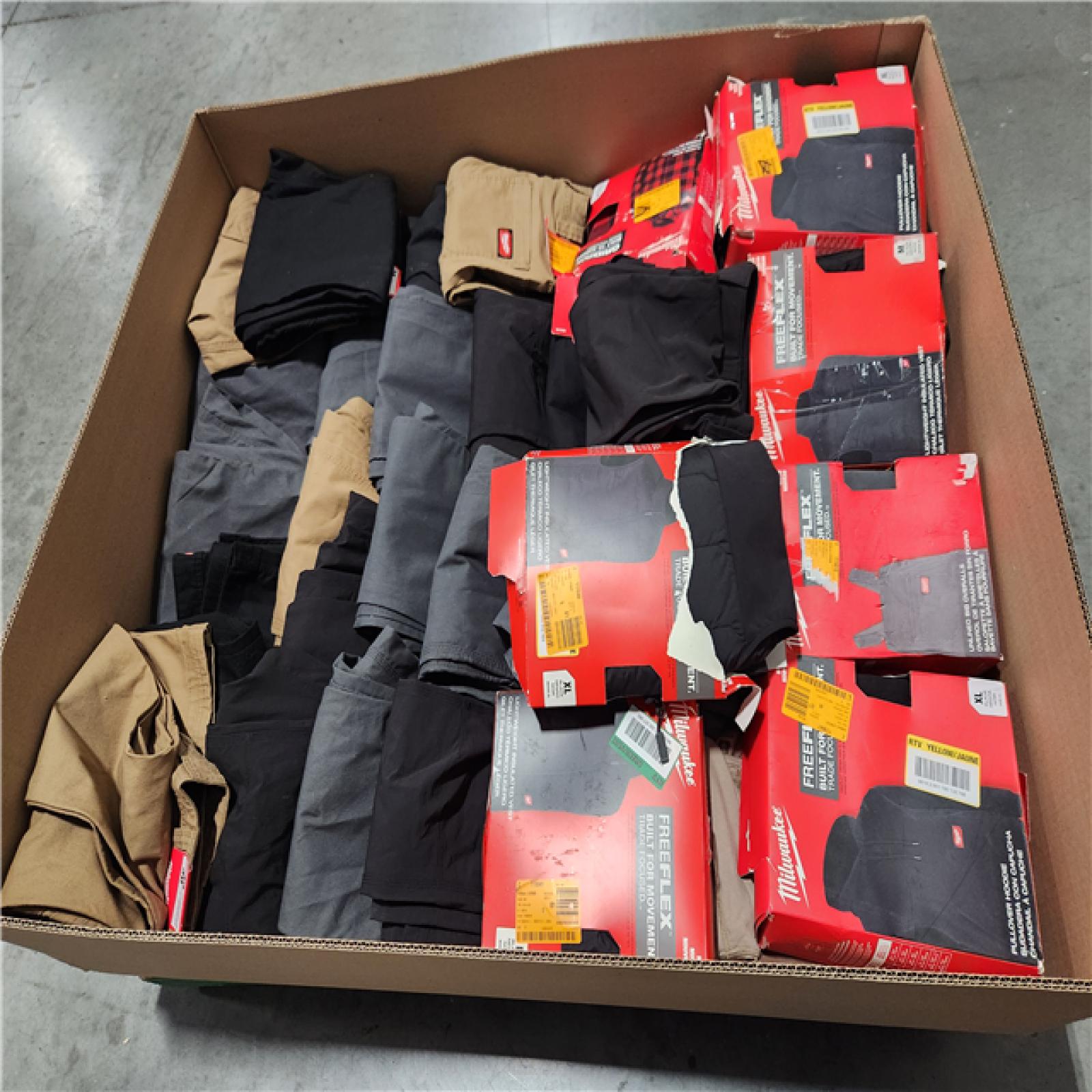 CALIFORNIA AS-IS MILWAUKEE CLOTHES PALLET