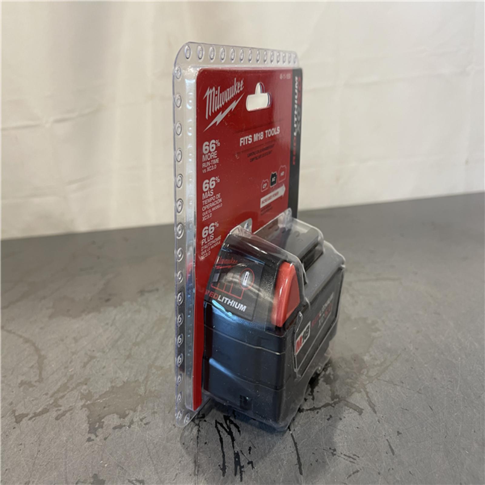 AS-IS - Milwaukee M18 18-Volt 5.0 Ah Lithium-Ion XC Extended Capacity Battery