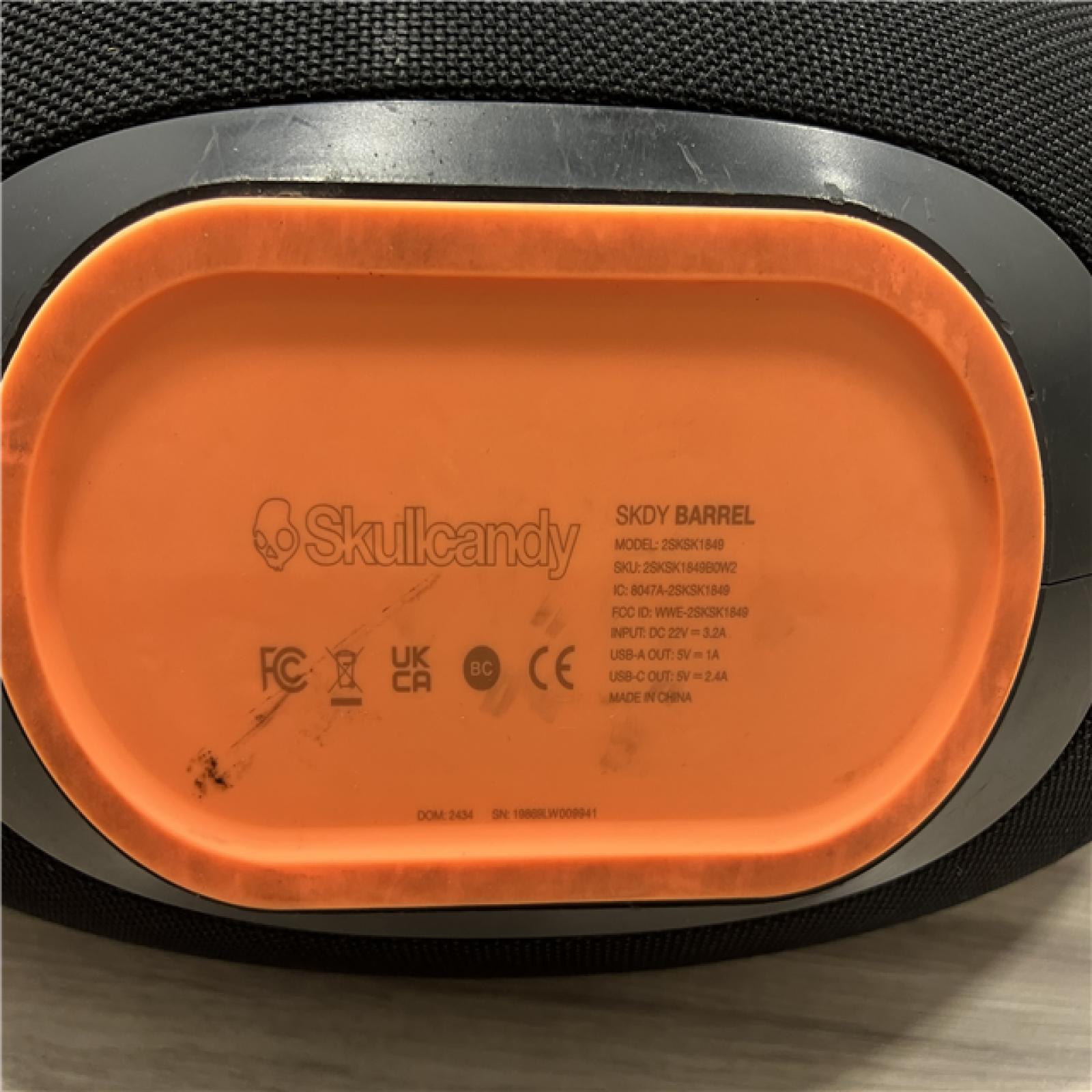 AS-IS Skullcandy Barrel Bluetooth Boombox Speaker