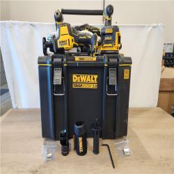 AS-IS- DEWALT 20V Lithium-Ion Cordless 6-Tool Combo Kit with 5.0 Ah and 2.0 Ah Batteries  Charger and Tough System 2.0 Rolling Toolbox