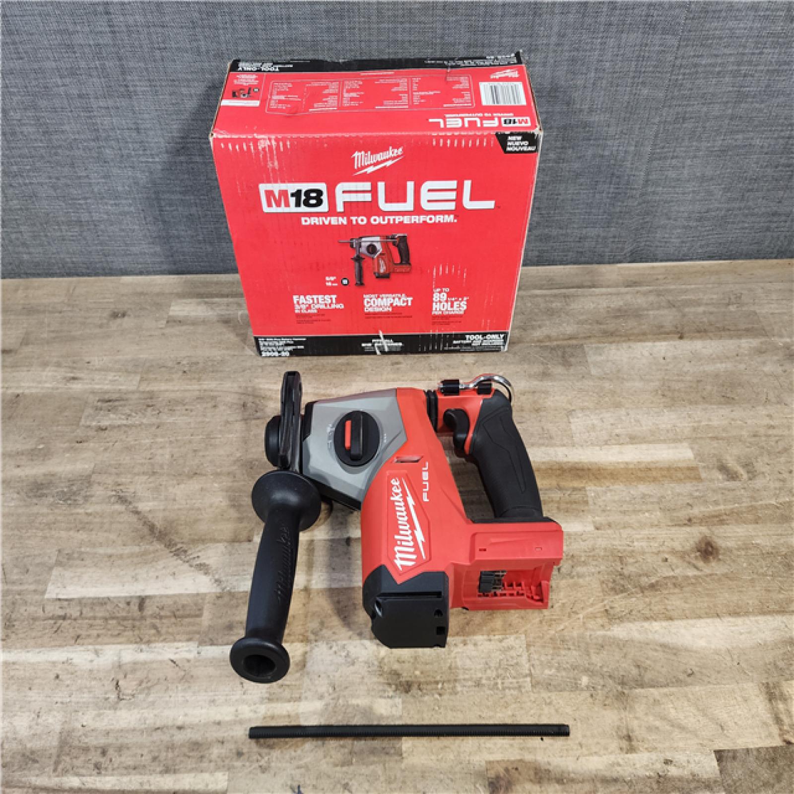 HOUSTON LOCATION - AS-IS Milwaukee  FUEL 18V Lithium-Ion Brushless Cordless 5/8 in. SDS-Plus Rotary Hammer (Tool-Only)