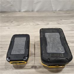 AS-IS Dewalt 20V MAX POWERSTACK Lithium-Ion Batteries and Charger Starter Kit (1.7 Ah/5 Ah) - DCBP315-2C