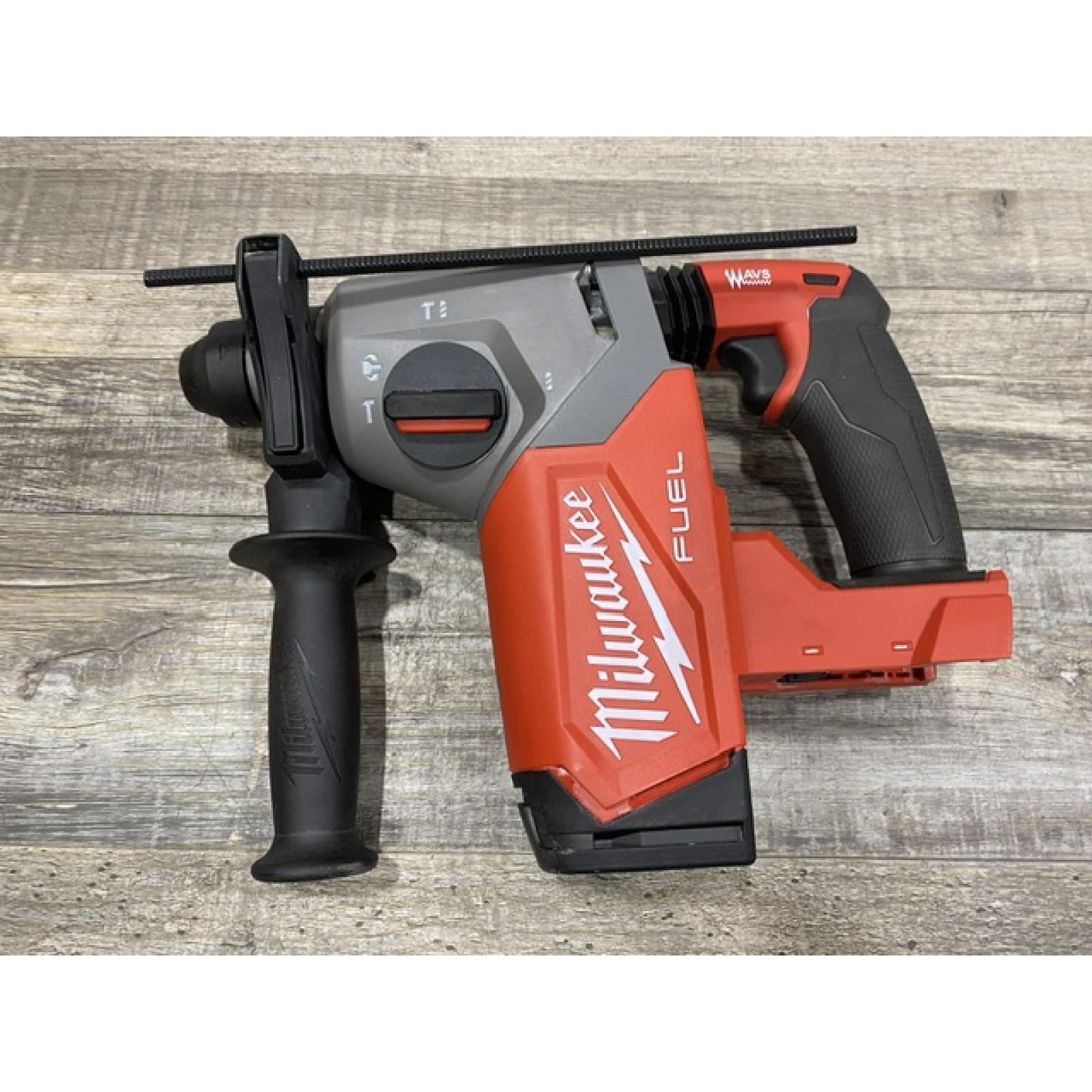 AS-IS Milwaukee FUEL 18V Lithium-Ion Brushless Cordless 1 in. SDS-Plus Rotary Hammer (Tool-Only)