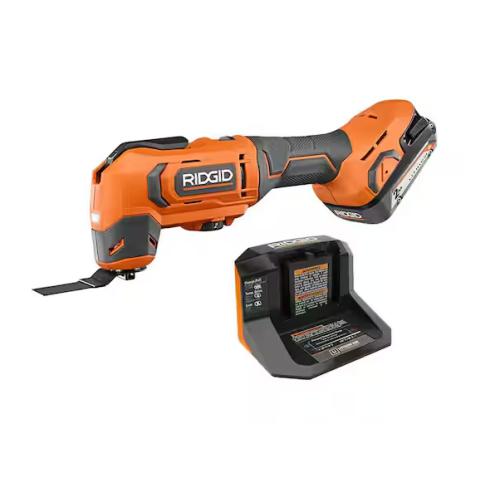 DALLAS LOCATION- NEW!- RIDGID 18V Cordless Oscillating Multi-Tool Kit