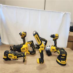 AS-IS- DEWALT 20V Lithium-Ion Cordless 8-Tool Combo Kit