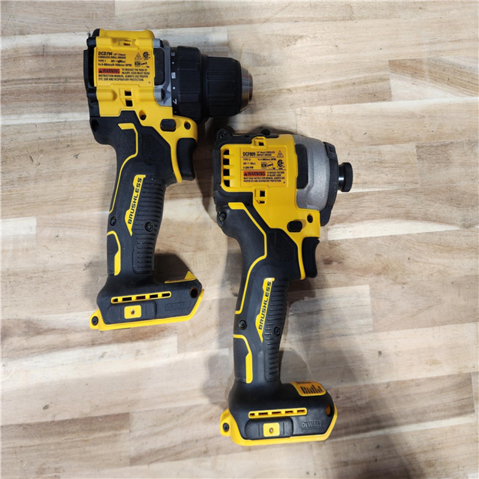 HOUSTON LOCATION - AS-IS DEWALT ATOMIC 20-Volt MAX Lithium-Ion Cordless Combo (2-Tool) Kit
