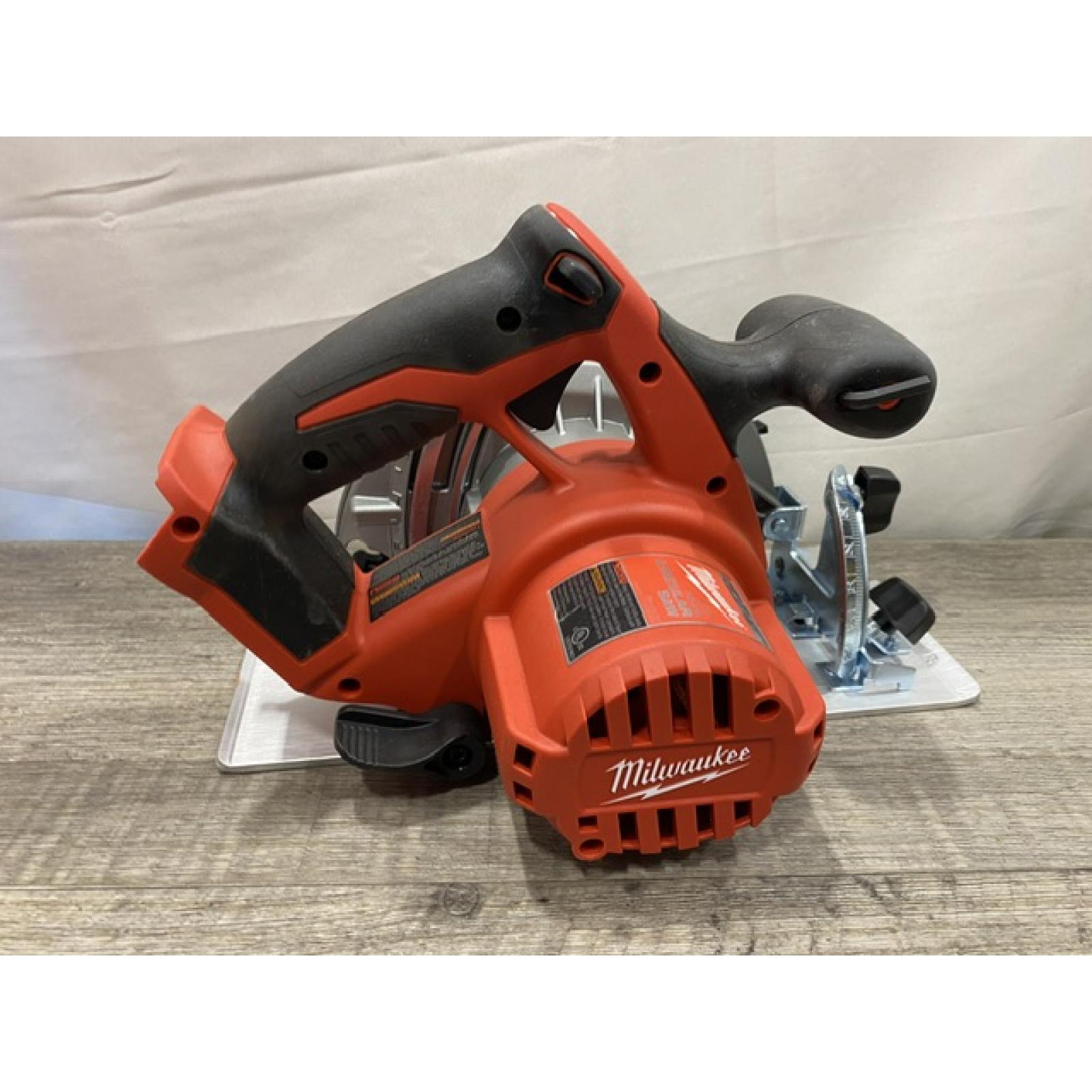 AS-IS Milwaukee 18V Lithium-Ion Cordless 6-1/2 in. Circular Saw (Tool-Only)