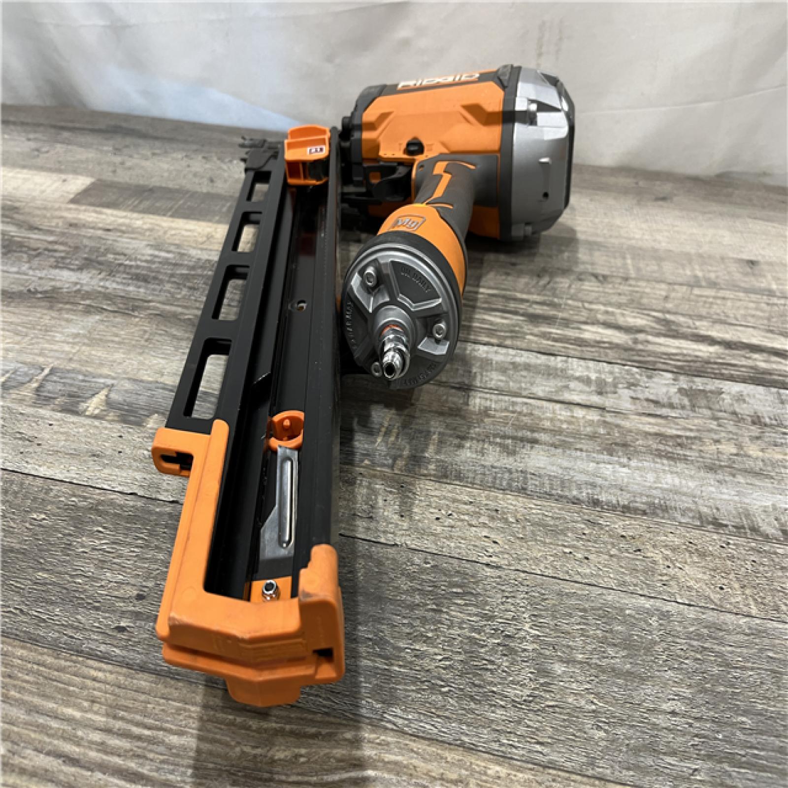 AS-IS RIDGID Pneumatic 21-Degree 3-1/2 in. Round Head Framing Nailer
