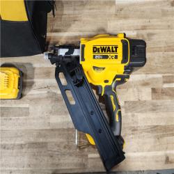 HOUSTON LOCATION - AS - IS DEWALT 20-Volt 30° Cordless Framing Nailer Kit