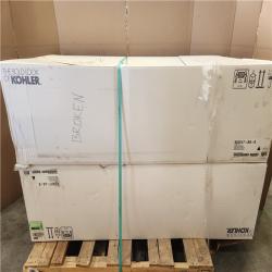 Phoenix AS-IS 2 KOHLER Elmbrook 60 in. x 30.25 in. Soaking Bathtub with Right-Hand Drain in White